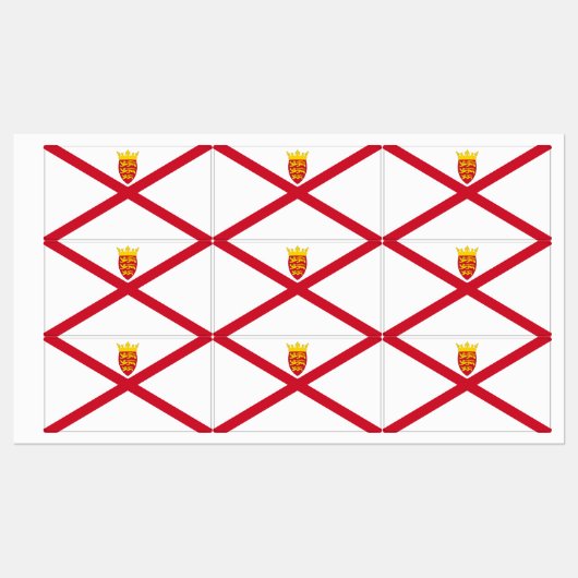 Étiquettes Drapeau Jersey (Feuille)