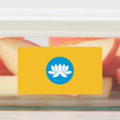 Étiquettes Drapeau Kalmykia (Apposé)
