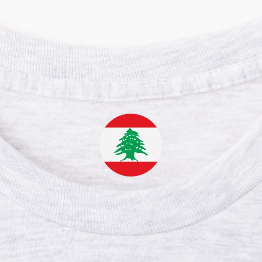Étiquettes Drapeau libanais (Apposé)