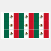 Étiquettes Drapeau mexicain (Feuille)