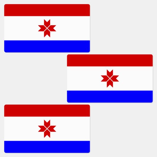 Étiquettes Drapeau Mordovia (Groupe)