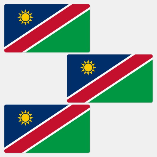 Étiquettes Drapeau Namibie (Groupe)