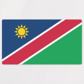 Étiquettes Drapeau Namibie (Design 1)