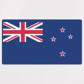 Étiquettes Drapeau néo-zélandais (Design 2)