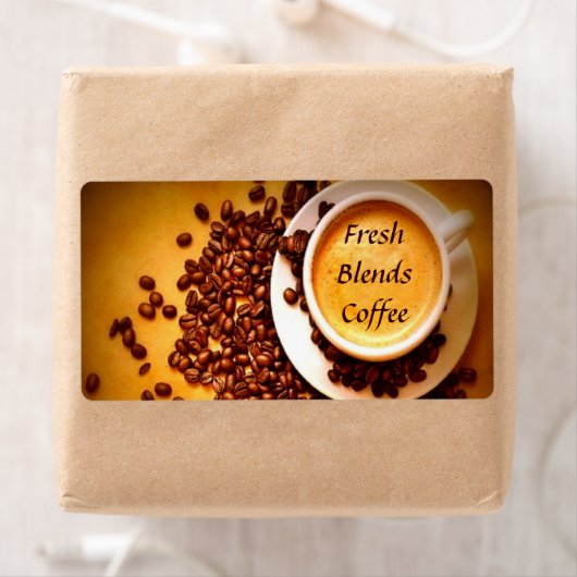 Étiquettes du café (En situation)