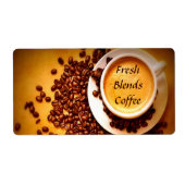 Étiquettes du café (Devant)