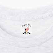 Étiquettes du courrier heureux de la vache (Apposé)