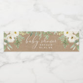 Étiquettes du feuillage rustique et de la bouteill (Étiquettes simples)