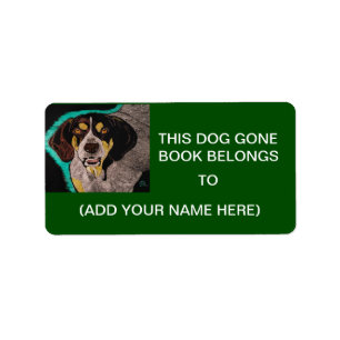ÉTIQUETTES DU LIVRE DE CHIENS