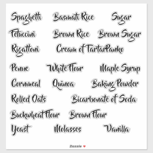 Étiquettes du module de stockage de panneaux perso (Feuille)