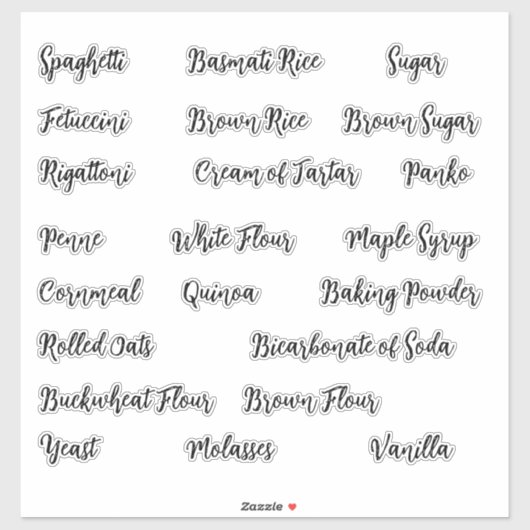 Étiquettes du module de stockage de panneaux perso (Feuille)