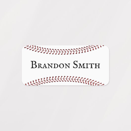 Étiquettes du nom de conception du baseball Stitch (Design 1)