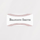 Étiquettes du nom de conception du baseball Stitch (Design 2)