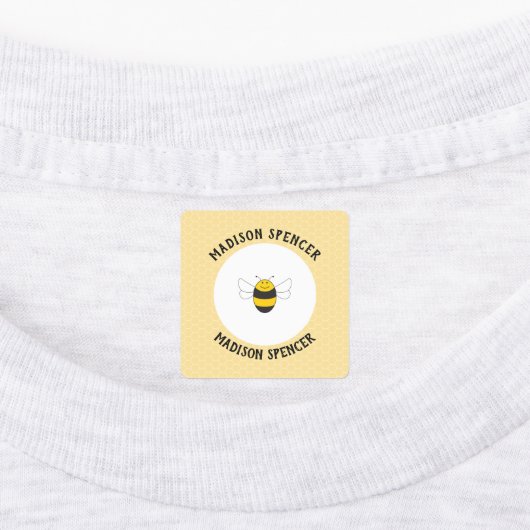 Étiquettes du nom de l'abeille en fer pour la gard (Apposé)