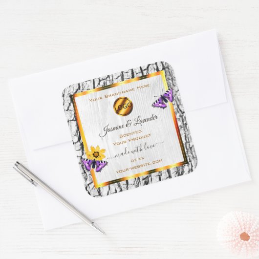 Étiquettes du produit  Ajouter un logo (Enveloppe)