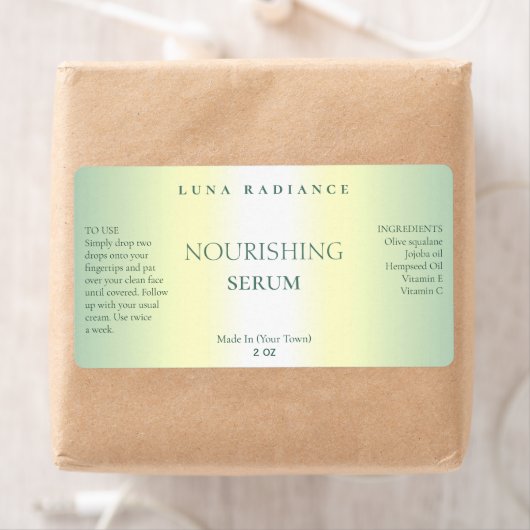 ÉTIQUETTES du sérum holographique FAUX (En situation)