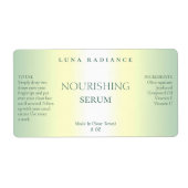 ÉTIQUETTES du sérum holographique FAUX (Devant)