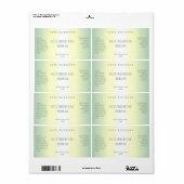 ÉTIQUETTES du sérum holographique FAUX (Feuille entière)