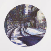 Étiquettes Dusting the Piano (Design 1)