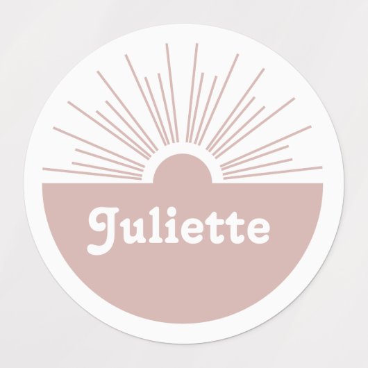 Étiquettes Dusty Blush (Design 1)