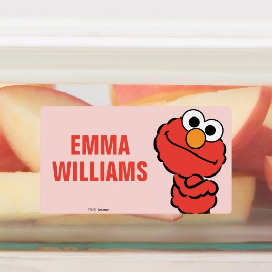 Étiquettes E est pour Elmo (Apposé)
