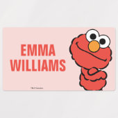 Étiquettes E est pour Elmo (Design 1)