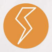 Étiquettes Éclair Électricité (Design 2)