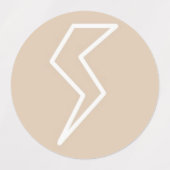 Étiquettes Éclair Électrique (Design 2)