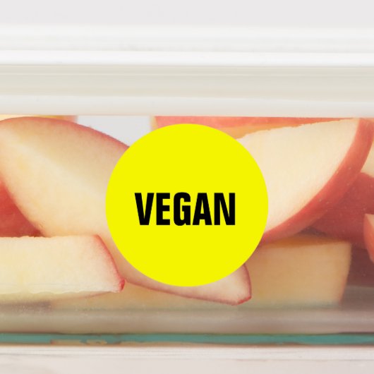 Étiquettes École de Restaurant d'Allergie des Aliments Végéta (Apposé)