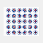 Étiquettes Écosse (Feuille)