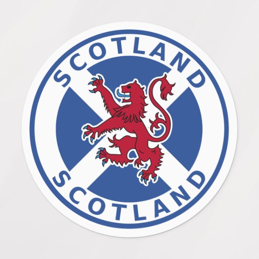 Étiquettes Écosse (Design 2)