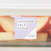 Étiquettes Écran de sel de lavande fait maison (Apposé)