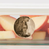 Étiquettes Edinburgh Castle Sepia Photograph (Apposé)