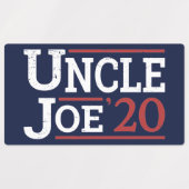 Étiquettes Élection 2020 - Oncle Joe (Design 1)