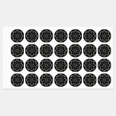 Étiquettes Elégant Mandala (Feuille)