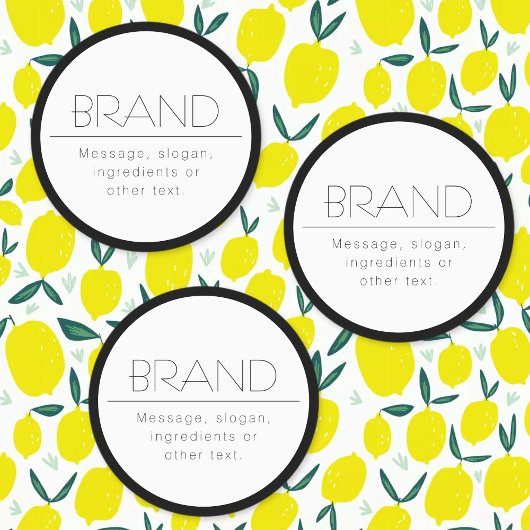 Étiquettes Élégant minimaliste imperméable