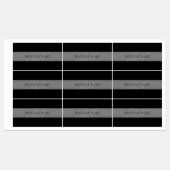 Étiquettes Élégant script modifiable Nom commercial/autre tex (Feuille)