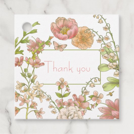 Étiquettes élégantes pour les cadeaux de fête de m (Devant)