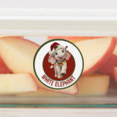 Étiquettes Éléphant blanc de Noël (Apposé)