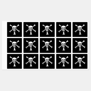 Étiquettes Emanuel Wynne Pirate Flag Jolly Roger