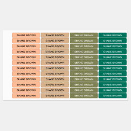 Étiquettes en fer ColorFlex