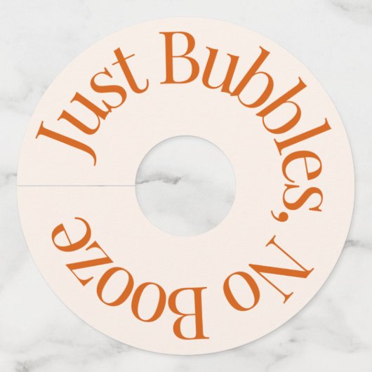 Étiquettes en verre de vin rond, matte standard (Devant)