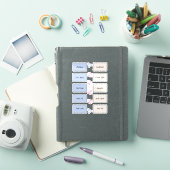 Étiquettes en vinyle pour organisation d'objets de (Couverture iPad)