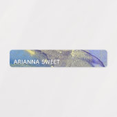 Étiquettes Encre d'alcool Abstraite multicolore étanche (Design 1)