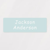 Étiquettes Enfants imperméables colorés Personnalisés (Design 1)