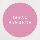 Étiquettes Enfants simples Retour à l'école Nom étanche (Design 1)