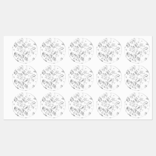 Étiquettes Ensemble de dossiers botaniques élégants (Feuille)