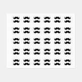 Étiquettes Ensemble Moustache (Feuille)