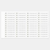 Étiquettes Entreprise d'apiculture simple (Feuille)