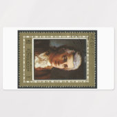 Étiquettes Enveloppe de mariage avec timbres-poste imprimable (Design 2)